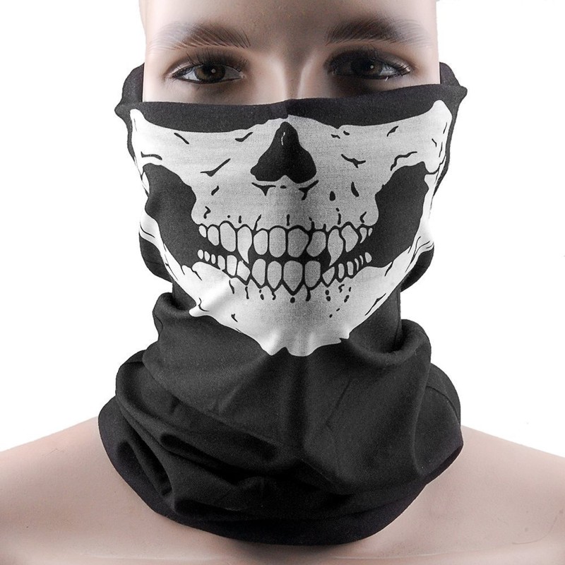 Skeleton Skull Bandana Snowboard Skiing Motorcycle Biking Rave Mask Paintball
