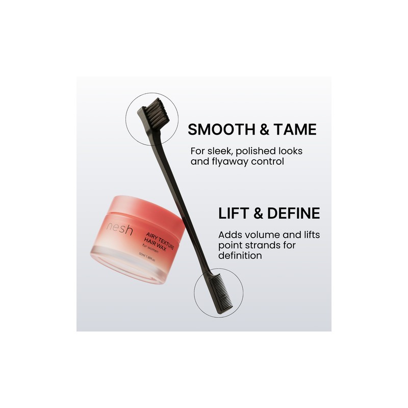 nesh [nesh]Airy Texture Hair Wax & Dual Brush