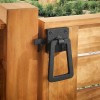 Everbilt Gate Latch Heavy Duty Slate Grey Ring Latch with