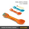 UCO Utility Spork Camping Spoon-Fork-Knife Utensil, 2 Pack