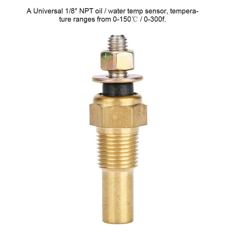 Broco Water/Oil Temp Temperature 1/8 NPT Electrical Sender Transmitter Sending