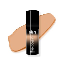 Base de Maquillaje adara Supercover, Efecto Filtro, Larga Duracion, Doble Pigmentacion, Maxima Cobertura (01 LIGHT BEIGE)