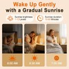 Wkzay White Noise Sound Machine: 30 Soothing Sounds, Sunrise Alarm