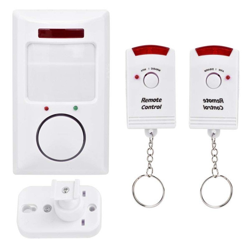 105dB Wireless Alarm System Infrared Motion Detector Home Security Wall