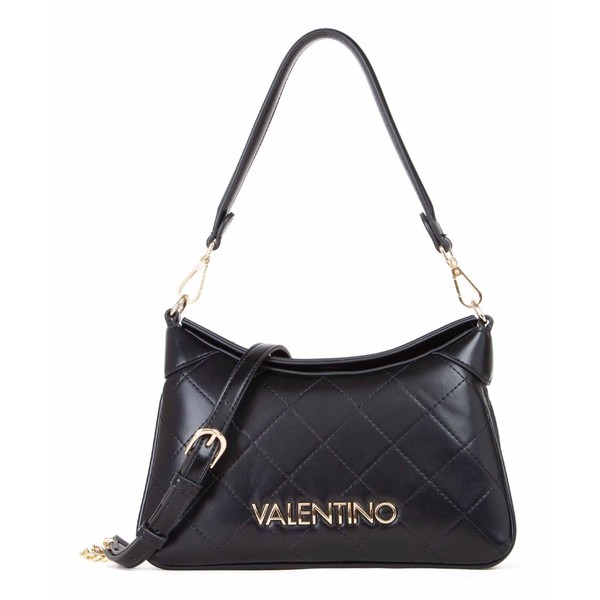Valentino Women's Black Shoulder Bag with Chain Strap, black, Unit