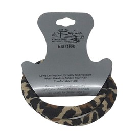 Di Prima Snake Print Elastic Hair Styling Accessory, Tan