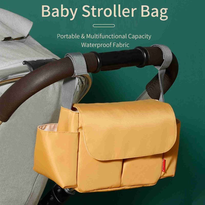 Multi-functional Diaper Bag Water-proof Baby Backpack with Internal Compartment Design
