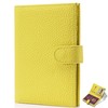 RenLianyi Passport Case, Skimming Prevention, Genuine Leather, Bi-folded, Thin, Passport