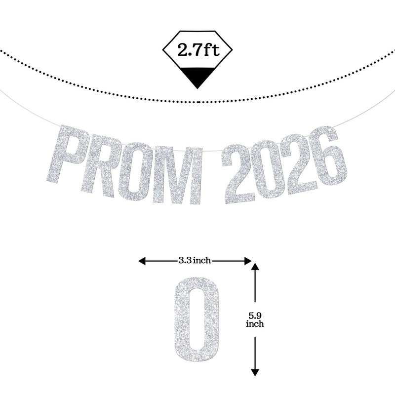 Prom 2026 Banner, Prom Night Decor, 2026 Graduation Decorations, Class