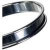 De Buyer Circular Tart Frame with Rolled Edge, Stainless Steel,