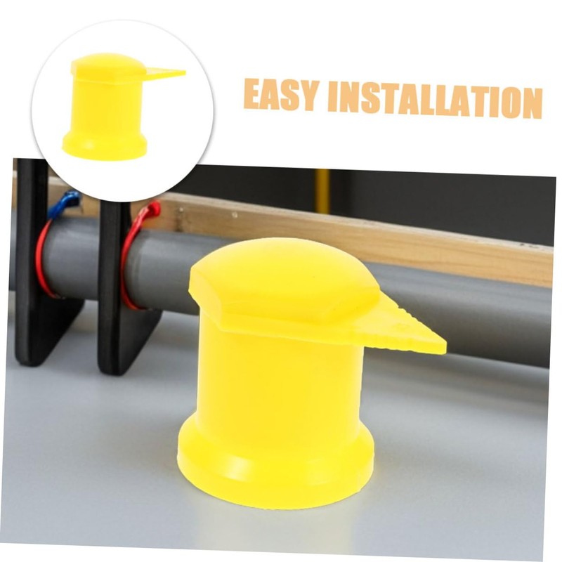 ABOOFAN 12pcs Yellow Wheel Nut Indicators High Visibility Loose Lug