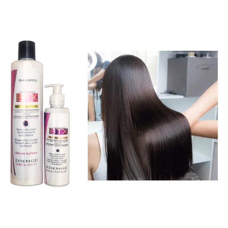 Btx Capilar Shampoo + Mascarilla Edengi Post Alisado