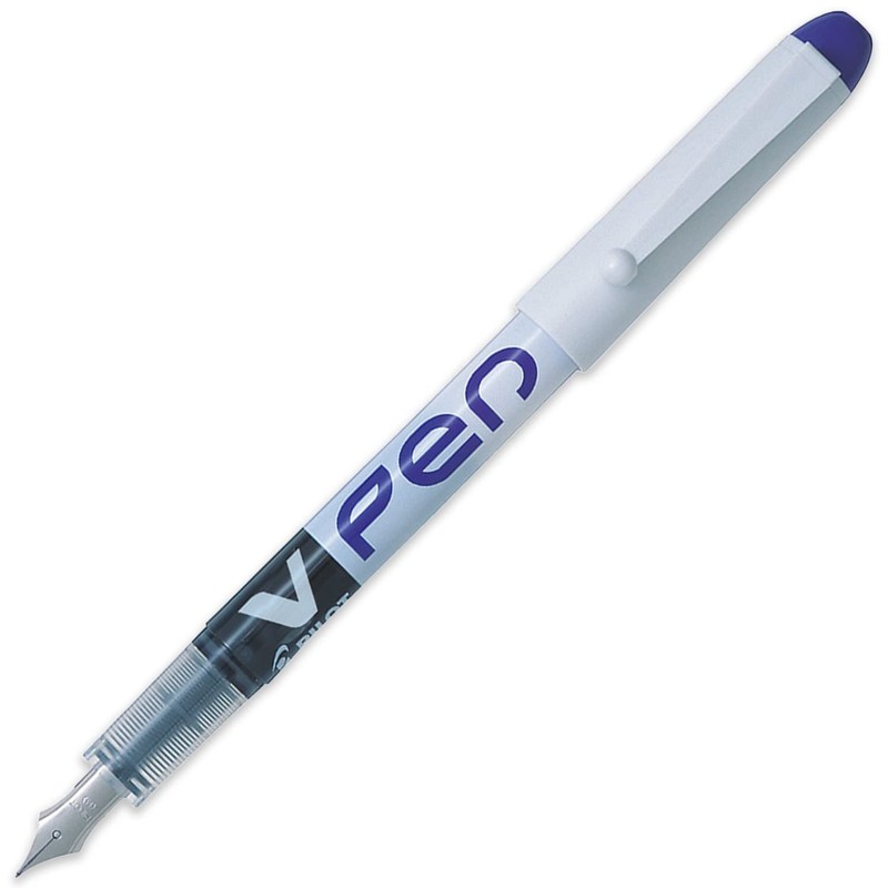 Pilot V PEN Disposable Erasable Fountain Pen 0.6mm Tip Medium