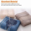 TSUINZ 3Pcs Luxurious Cotton Towels Sheet Set Solid Super Absorbent