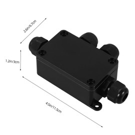 SHINEOFI Box Outdoor Junction Box for Electrical Connections Enclosure for Secure Outdoor Use Rated for Landscape Lighting Pool and More