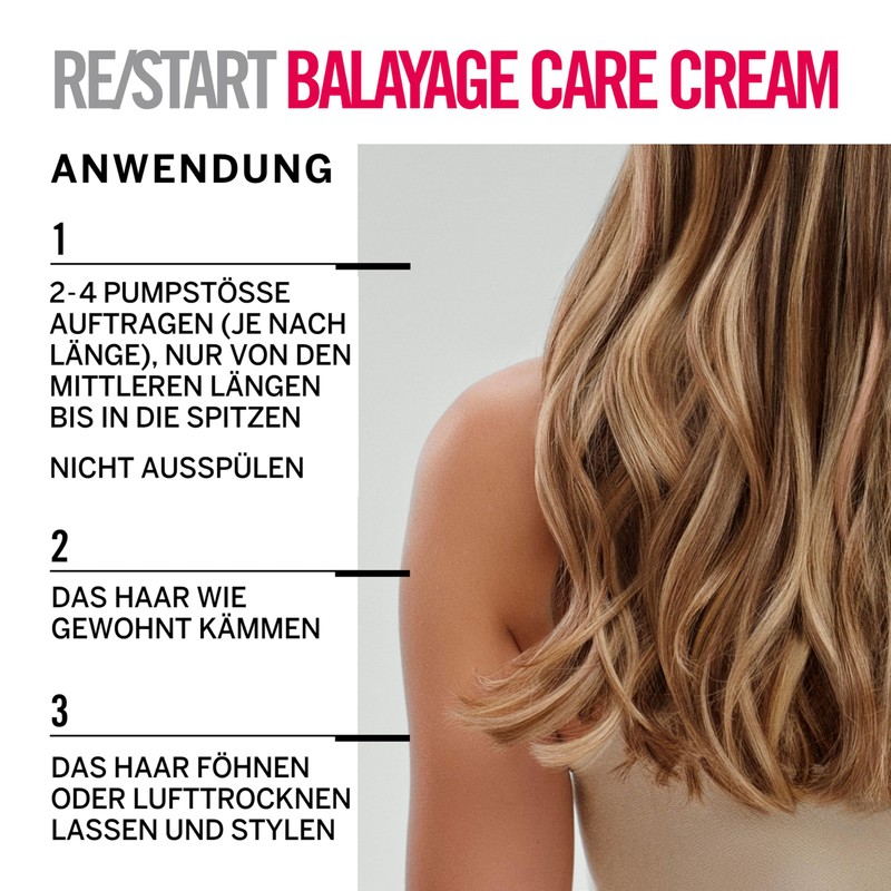 RE/START COLOR Balayage Care Cream - Vegan Leave-In Care for