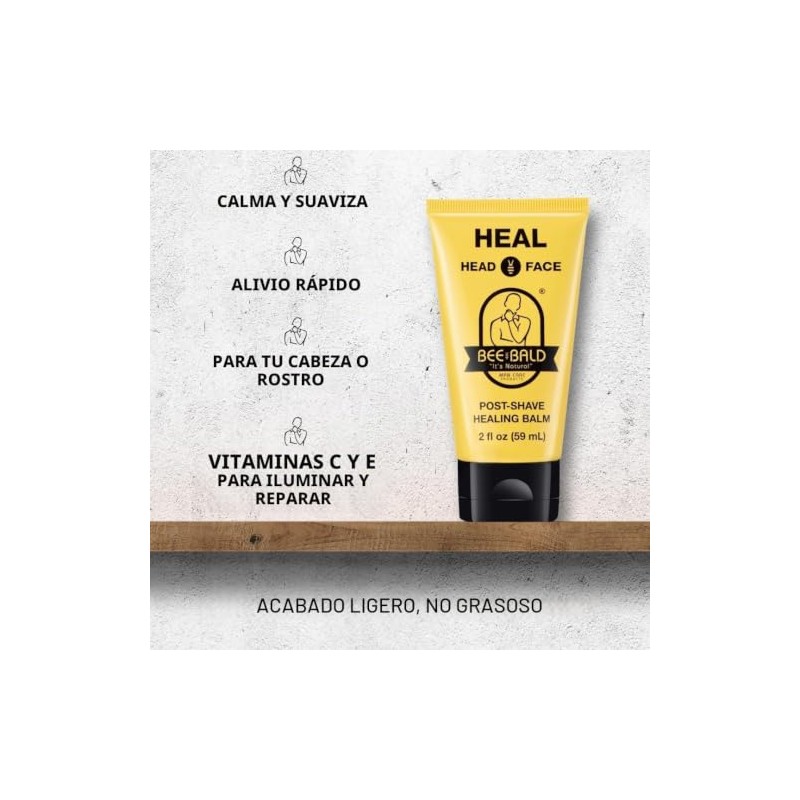 Bee Bald Heal Post-Shave Healing Balm, 2 fl. oz.