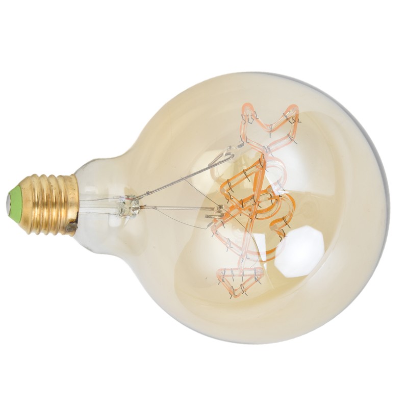 Edison Led Light Bulbs 4W 2200K Warm Light Transparent Energy