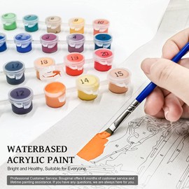 One Piece Paint by Numbers, Anime Painting by Numbers, Paint by Numbers Adult, Paint by Numbers Adult, with Brush, Acrylic Pigment Drawing, 40 x 50 cm (3-One Piece)