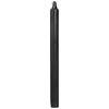 Zest Candle 12-Piece Taper Candles, 10-Inch, Black Straight