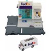 Matchbox, Mattel Fed Ex Action Drivers Playset Matchbox Mattel Hot
