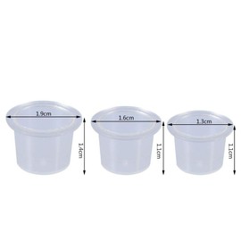 Brrnoo 1000Pcs Tattoo Ink Cap,Tattoo Ink Cups,Ink Cups Disposable,Plastic Ink Containers, Small Ink Pigment Cups for Tattoo Kit Tattoo Supplies