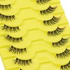 LZM QX08 Half Eyelashes, 10 Pairs of Artificial Eyelashes, Cateye