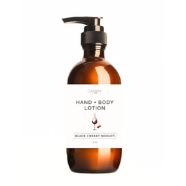 LAVENDER LANE Black Cherry Merlot Hand & Body Lotion, 9 oz - Made With Our Lavender Essential Oil, Goat's Milk, Moisturizing Shea Butter, Grown & Made in USA