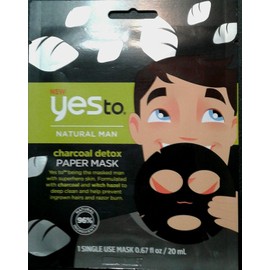 Yes to Natural Man Charcoal Detox Paper Mask