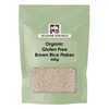 Gluten Free Organic Brown Rice Flakes 500g by Manor Springs