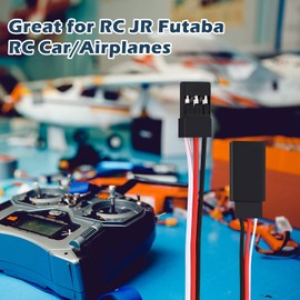15 Pieces Servo Extension Cables Servo Extension Male to Female RC Servo Extension Cord Wire Cable Compatible with RC JR Futaba RC Car Airplanes (11.8 Inch)