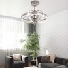 Gdrasuya10 23 inch Lighting Modern Ceiling Fan Light with Remote