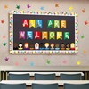 YIYDONG 67 ASL Welcome Bulletin Board Set - Classroom Flags