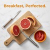 2-Pack Stainless Steel Grapefruit Knife Curved Serrated Blade – Ergonomic