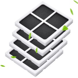 Refrigerator Air Filter Replacement for LG fridge lt120f, Kenmore Elite 469918, 9918,46-9918, ADQ73214404, ADQ73334008,ADQ73214402,4 Pack lg lsc22991st,lfx25991st,lfx31925st,lt120f Air Filter