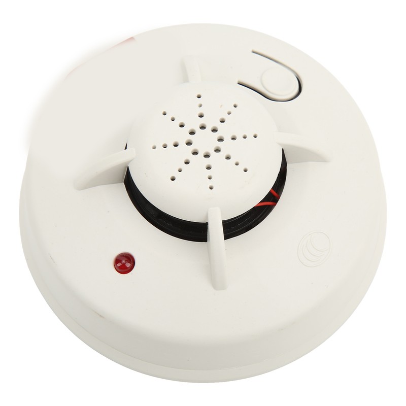 Smoke Alarm Battery Operated LED Indicator Quick Response Dustproof 360°