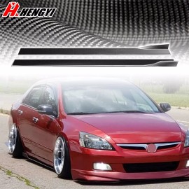 MAG CARBON LOOK SIDE SKIRT EXTENSION SPLITTER ROCKER FOR HONDA ACCORD 2005-2007