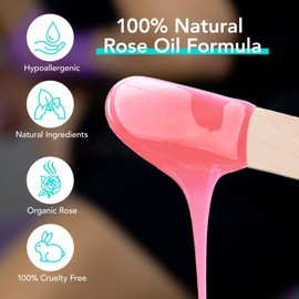 Hard Wax Beads for Hair Removal: Waxing Beads for Sensitive Skin Bikini Face Armpits Legs and Eyebrows at Home（1lb）