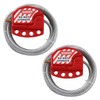 WUWEOT 2 Pack Lockout Tagout Cable Lock, 6ft Adjustable Steel