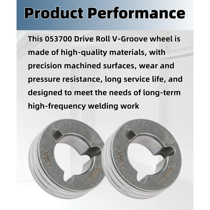 2 Pcs 053700 Drive Roll Fits for Miller Millermatic 200/210/212/250/251/252