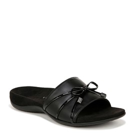 Vionic Bella Slide Women's Comfort Supportive Sandal Black - 6 Wide