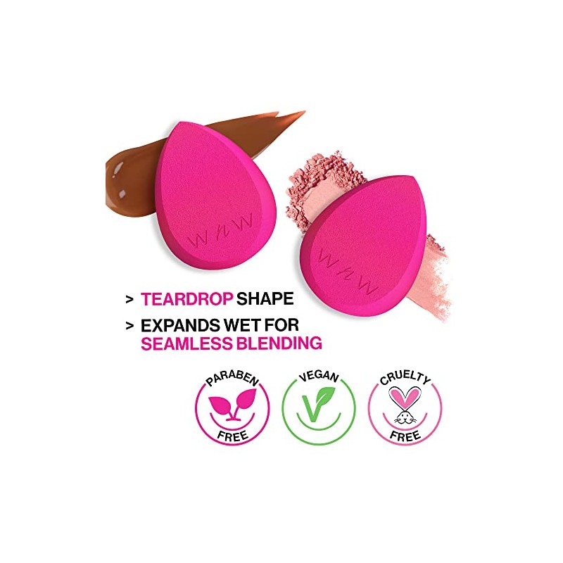 Esponja de Maquillaje para Base Líquida, Crema y Polvo, Aplicador
