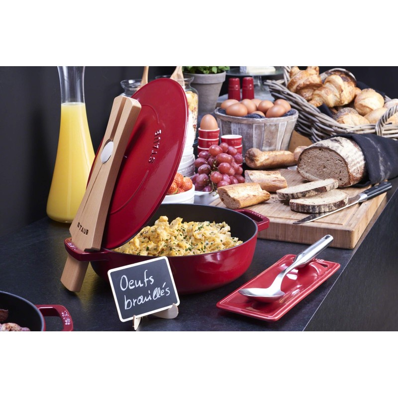 Staub 40501-124 Wood Lid Holder Lid Holder