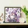 Tontut Diamond Art Painting Kit, Gnome with Purple Hat Surrounded