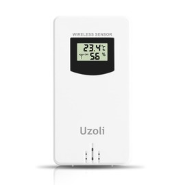 Uzoli Outdoor Sensor Replacement Sensor for Weather Station EM3390, EM3405, EM3403, EM3539A