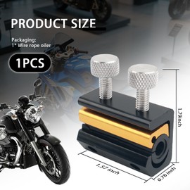 Cable Luber Tool for Motorcycle with Double Opening Design,Professional Motorcycle Cables Lube Tool for Cable Lubrication,Portable Motorcycles Cables Luber Motorcycles Accessories