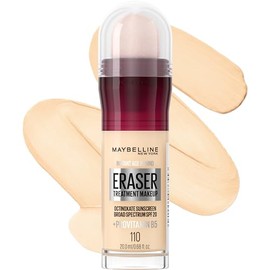 Maybelline Base De Maquillaje Instant Age Rewind Eraser De Maybelline Con Fps 20 Y Humectante Provitamina B5, 110, 1 Unidad 110 0,68 Onzas Líquidas (P