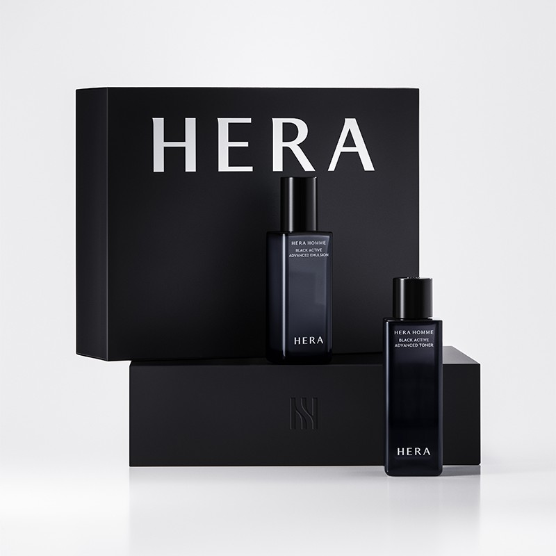 Hera [헤라]옴므 블랙 액티브 세트 2종 [Hera] Homme Black Active