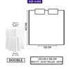 NIYS Luxury Bedding Percale Polycotton Extra Deep Frilled Valance Fitted