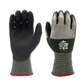 SHOWA MFT PRO 344 Latex Palm Coated General Purpose Safety Glove with Microfiber Liner, 13-Gauge, Small (12 Pairs)